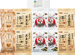 ※高級茶詰合わせ&国産小麦粉100%で作った黒棒